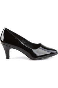 Pleaser Pink Label DIVINE-420 Pump in Black Patent