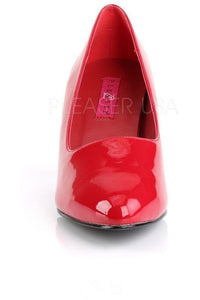 Pleaser Pink Label DIVINE-420 Pump in Red Patent