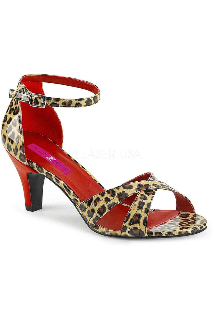 DIVINE-435 Sandal | Cheetah Faux Leather-Pleaser Pink Label-Animal-Sandals-SEXYSHOES.COM