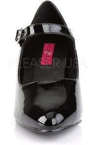 Pleaser Pink Label DIVINE-440 Pump in Black Patent