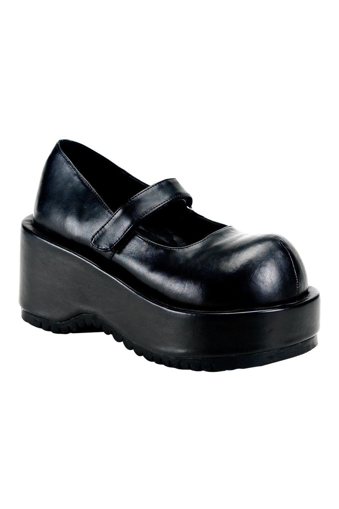 Demonia DOLLIE-01 Lolita in Black Faux Leather from SexyShoes.com