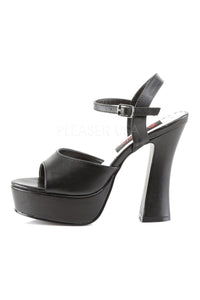 Demonia DOLLY-09 Sandal in Black Faux Leather