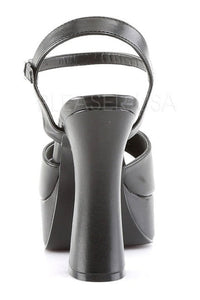 Demonia DOLLY-09 Sandal in Black Faux Leather