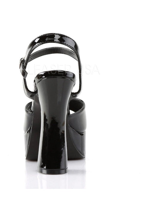 Demonia DOLLY-09 Sandal in Black Patent