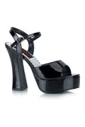 DOLLY-09 Sandal | Black Patent