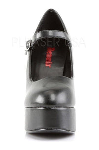 Demonia DOLLY-50 Pump in Black Faux Leather