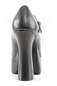 Demonia DOLLY-50 Pump in Black Faux Leather