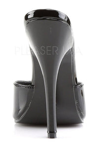 Devious DOMINA-101 Mule in Black Patent