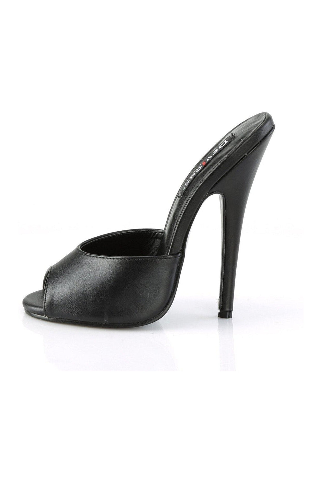 Devious DOMINA-101 Slide in Black Faux Leather