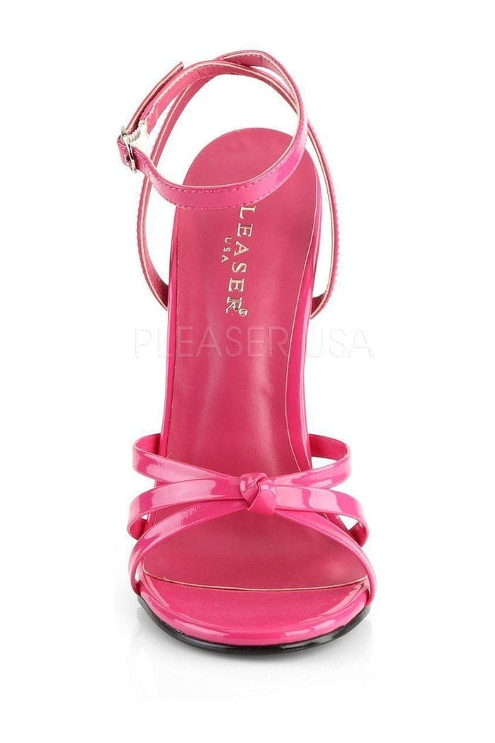 DOMINA-108 Sandal | Fuchsia Patent-Devious-Sandals-SEXYSHOES.COM