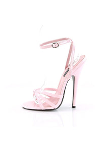 Devious DOMINA-108 Sandal in Pink Patent