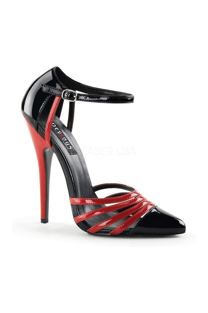 DOMINA-412 Pump | Black Patent-D'Orsays- Stripper Shoes at SEXYSHOES.COM