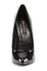 Devious DOMINA-420 Pump in Black Patent