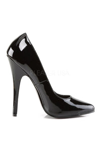 Devious DOMINA-420 Pump in Black Patent
