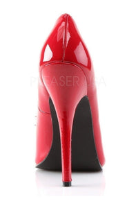 Devious DOMINA-420 Pump in Red Patent