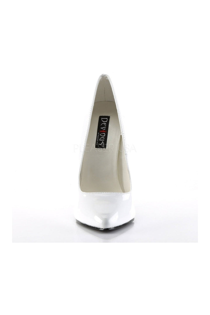 DOMINA-420 Pump  | White Patent