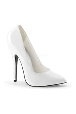 DOMINA-420 Pump  | White Patent
