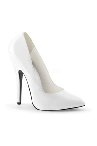 Devious DOMINA-420 Pump in White Patent from SexyShoes.com
