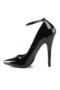 Devious DOMINA-431 Pump in Black Patent