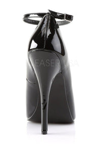 Devious DOMINA-431 Pump in Black Patent