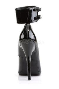 Devious DOMINA-434 Pump in Black Patent