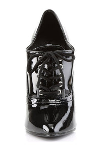 Devious DOMINA-460 Ankle Bootie in Black Patent