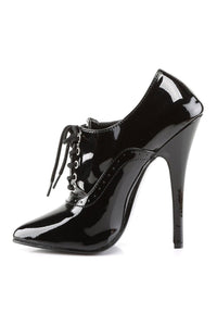 Devious DOMINA-460 Ankle Bootie in Black Patent