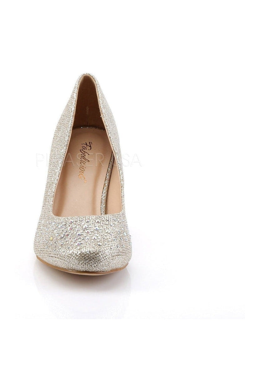 Fabulicious DORIS-06 Pump in Nude Fabric