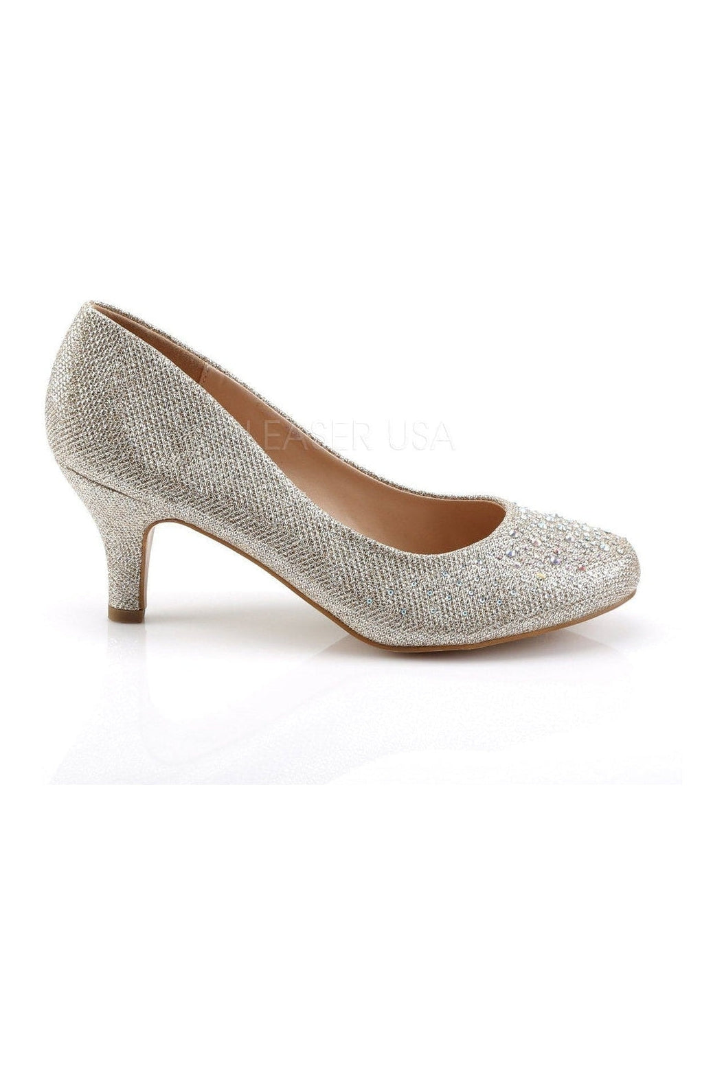 Fabulicious DORIS-06 Pump in Nude Fabric