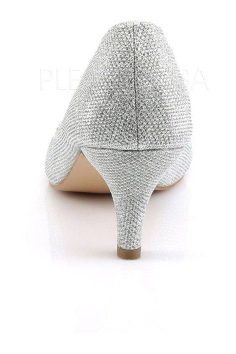 DORIS-06 Pump | Silver Fabric-Fabulicious-Pumps-SEXYSHOES.COM