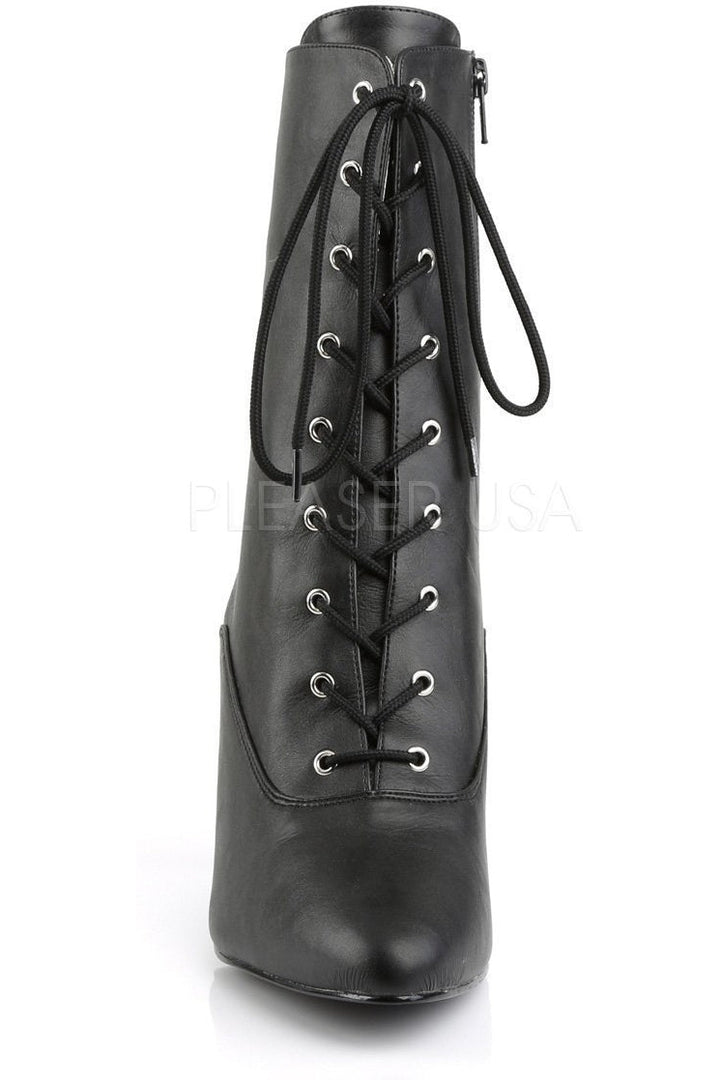 DREAM-1020 Ankle Boot | Black Faux Leather