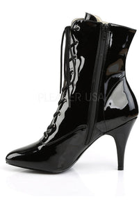 Pleaser Pink Label DREAM-1020 Ankle Boot in Black Patent