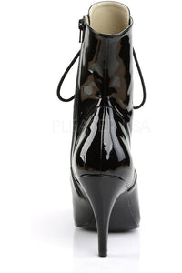 Pleaser Pink Label DREAM-1020 Ankle Boot in Black Patent