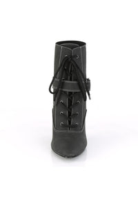 Pleaser Pink Label DREAM-1022 Ankle Boot in Black Faux Leather