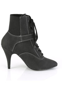 Pleaser Pink Label DREAM-1022 Ankle Boot in Black Faux Leather