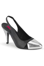 DREAM-405 Pump | Black Faux Leather