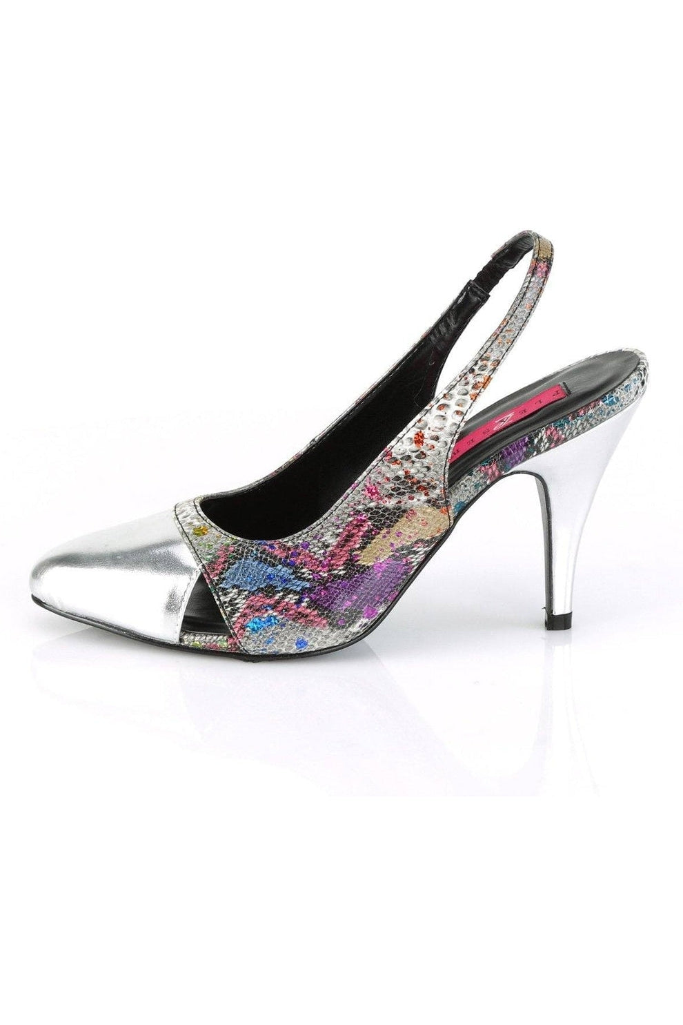 DREAM-405 Pump | Black Faux Leather-Pumps-Pleaser Pink Label-SEXYSHOES.COM