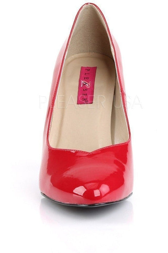 Pleaser Pink Label DREAM-420 Pump in Red Patent