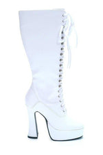 EASY Knee Boot  | White Patent