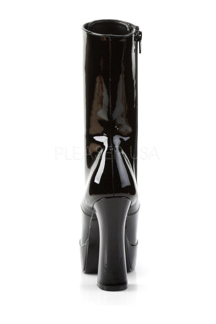 Pleaser ELECTRA-1020 Platform Boot in Black Patent