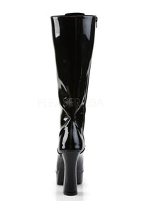 Pleaser ELECTRA-2020 Platform Boot in Black Patent