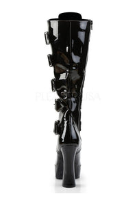 Pleaser ELECTRA-2042 Platform Boot in Black Patent