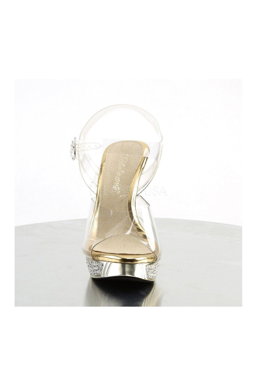 ELEGANT-408 Slide | Clear Vinyl-Fabulicious-Slides-SEXYSHOES.COM