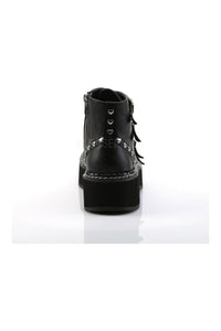 Demonia EMILY-315  Ankle Boot in Black Faux Leather