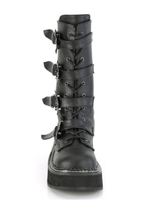 Demonia EMILY-322 Knee Boot in Black Faux Leather