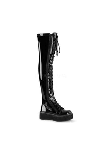 Demonia EMILY-375  Thigh Boot in Black Patent from SexyShoes.com