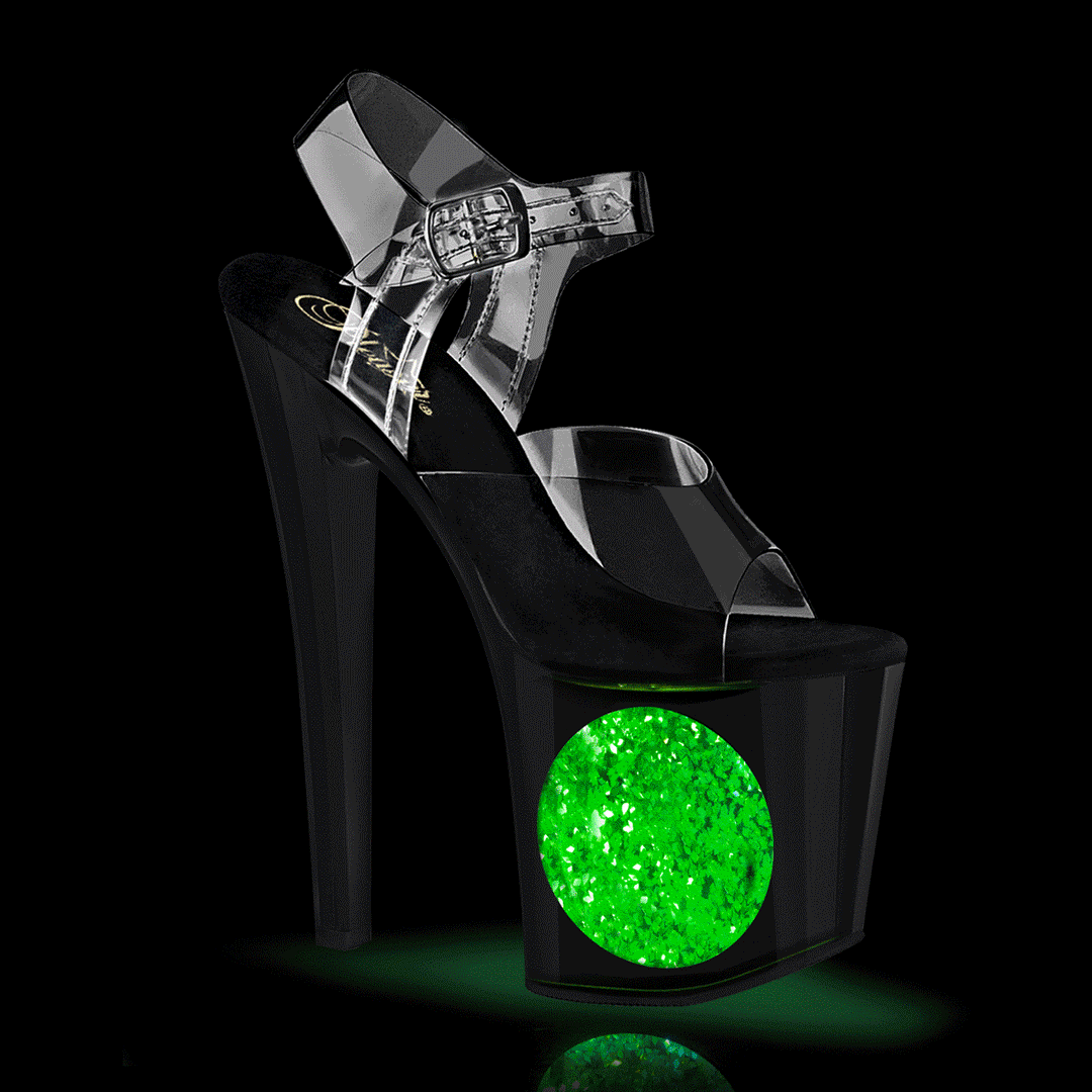 Pleaser Clear Sandals Platform Stripper Shoes | Buy at Sexyshoes.com