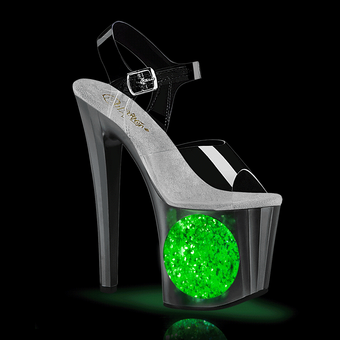 Pleaser Clear Sandals Platform Stripper Shoes | Buy at Sexyshoes.com