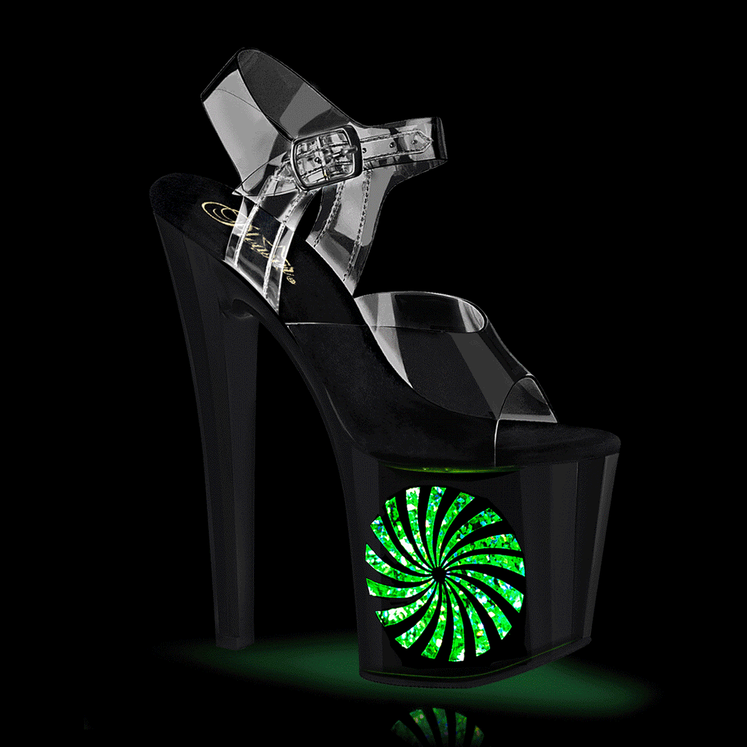 Pleaser Clear Sandals Platform Stripper Shoes | Buy at Sexyshoes.com