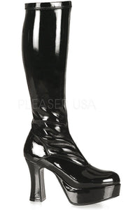 Funtasma EXOTICA-2000 Go Go Boot in Black Patent from SexyShoes.com